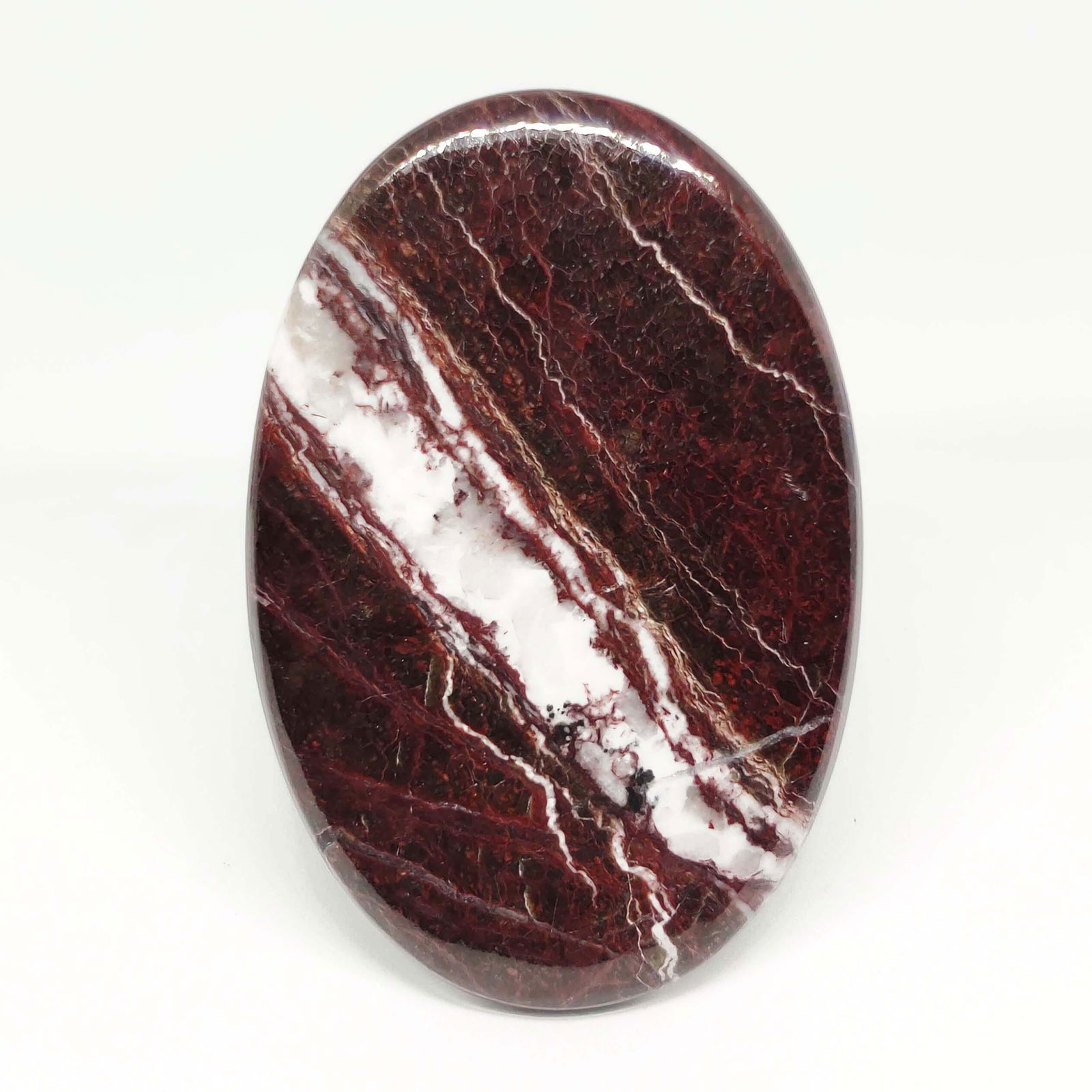 73.90 ct Natural Coconut Jasper: All the stones listed are 100% natural and rarely selected from a big quantity lot also these are of very high quality. BID WITH CONFIDENCE!!! DIMENSIONS : 53X35X4 mm