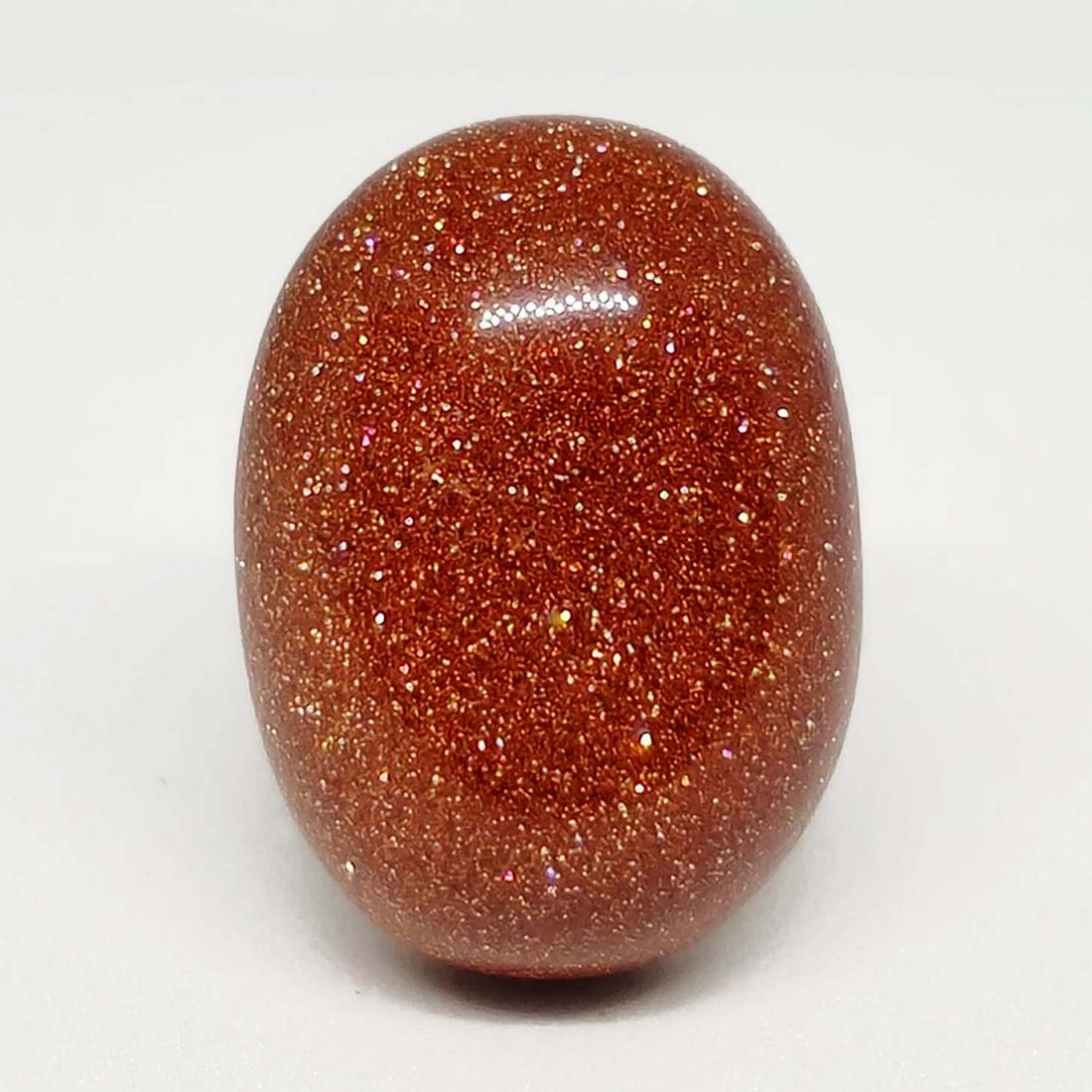 17.50 ct Natural Sunstone: All the stones listed are 100% natural and rarely selected from a big quantity lot also these are of very high quality. BID WITH CONFIDENCE!!! DIMENSIONS : 18X13X7 mm