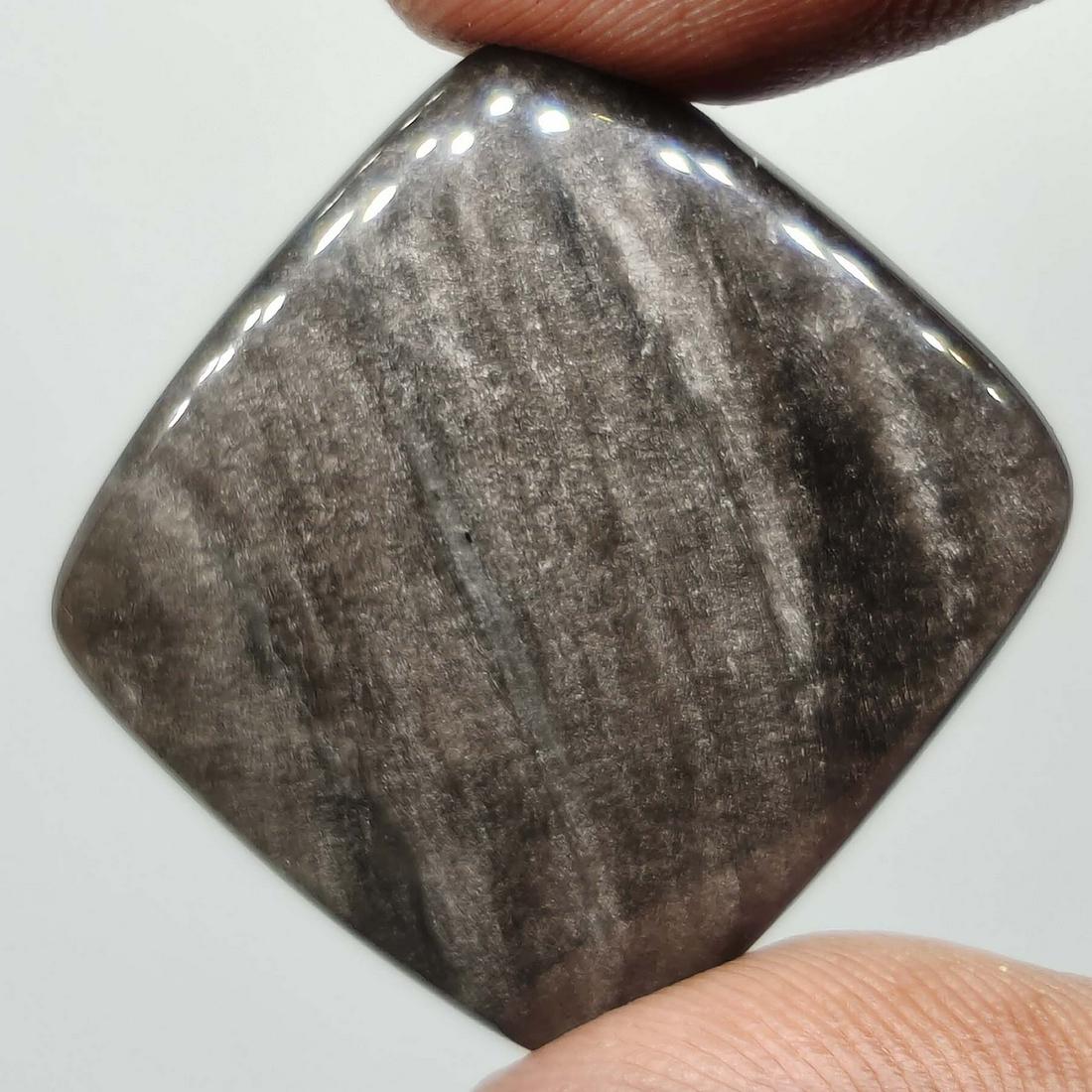 28.70 ct Natural Silver Obsidian (1 of 1)