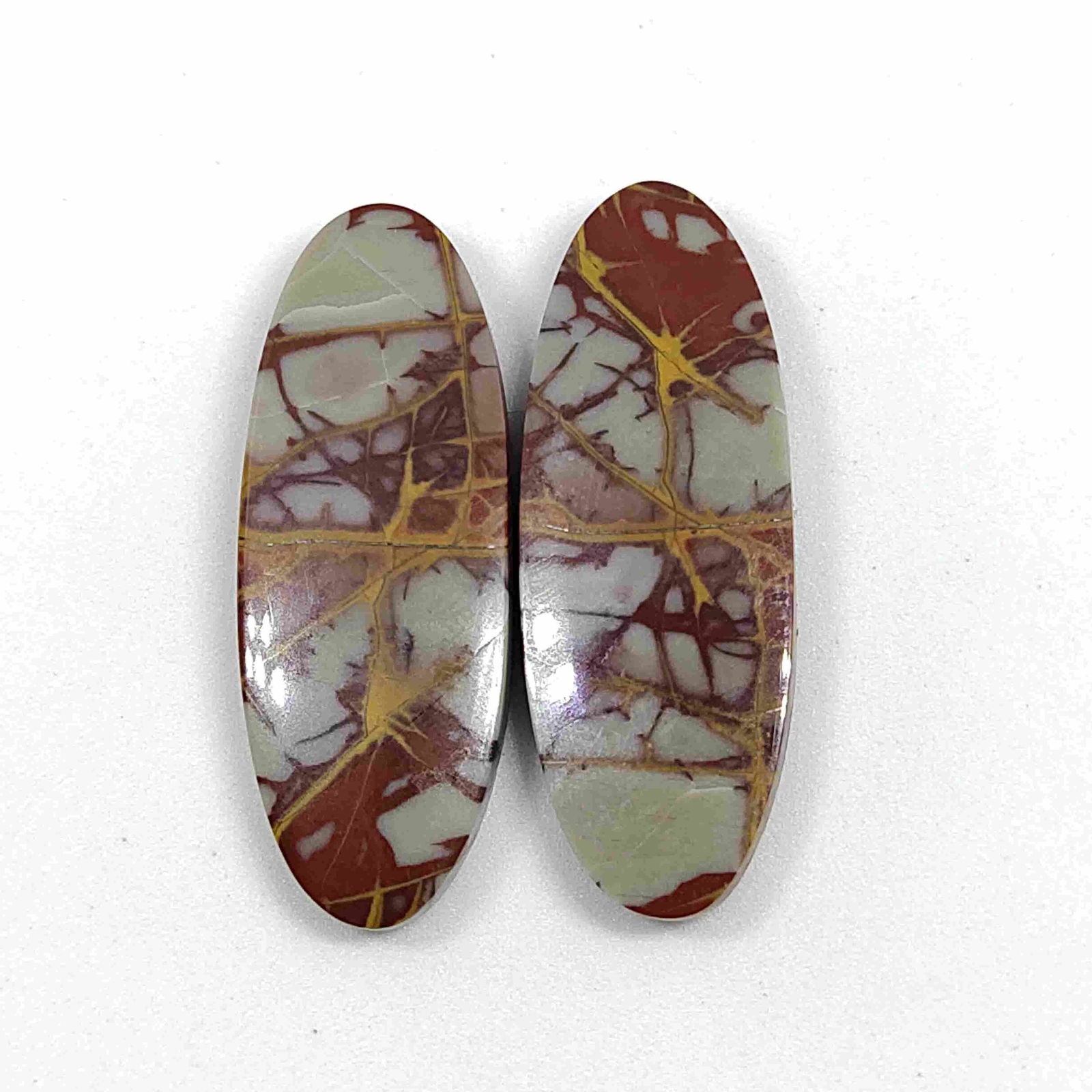 31.00 ct Natural Noreena Jasper Pair (1 of 1)