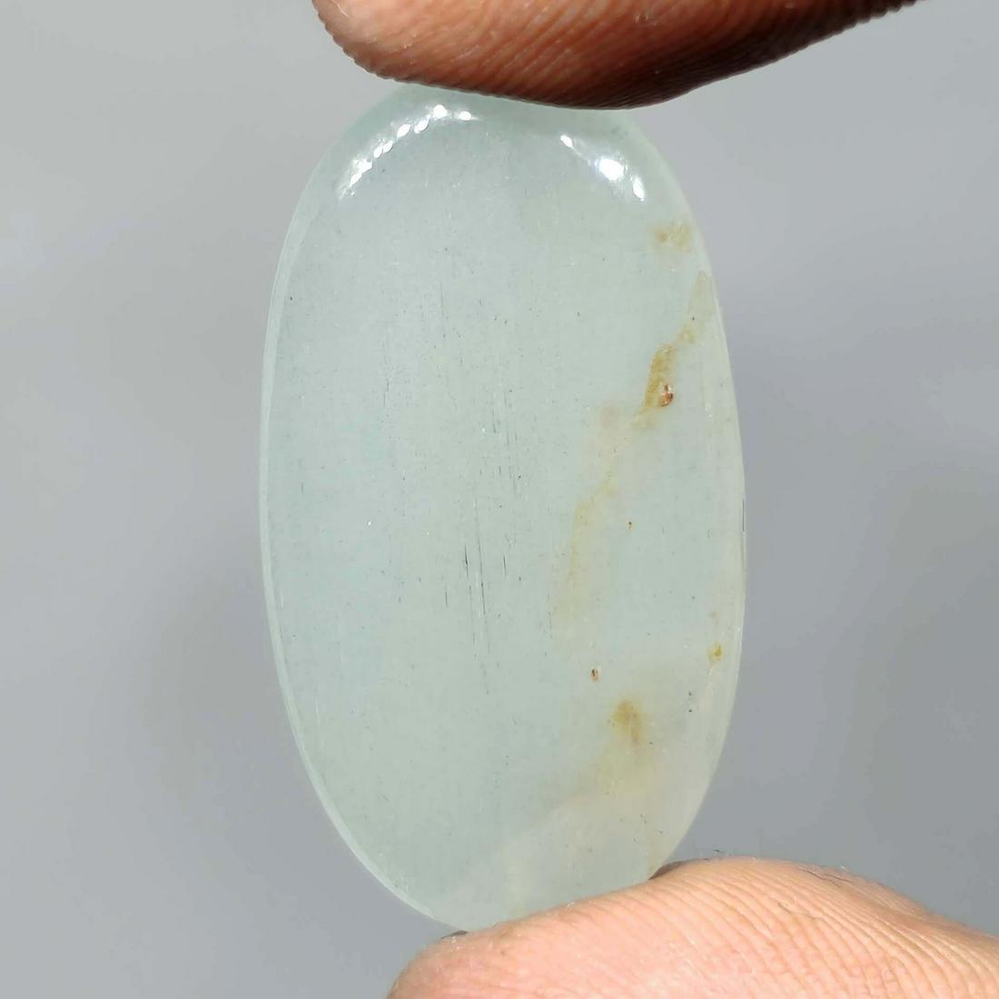 23.30 ct  Natural Aqamarine Cabochon (1 of 1)