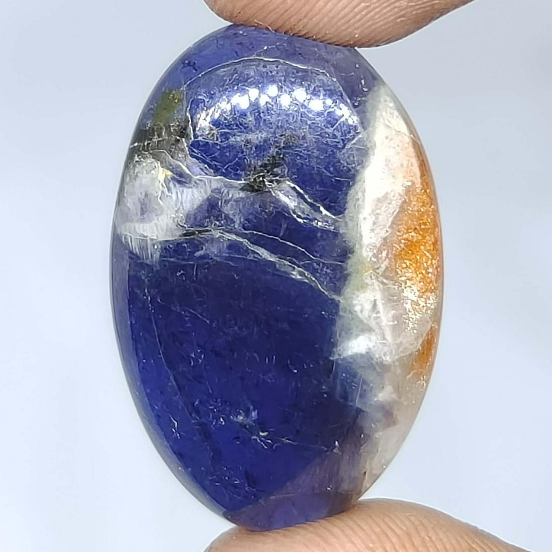 37.05 ct Natural Iolite Sunstone (1 of 2)