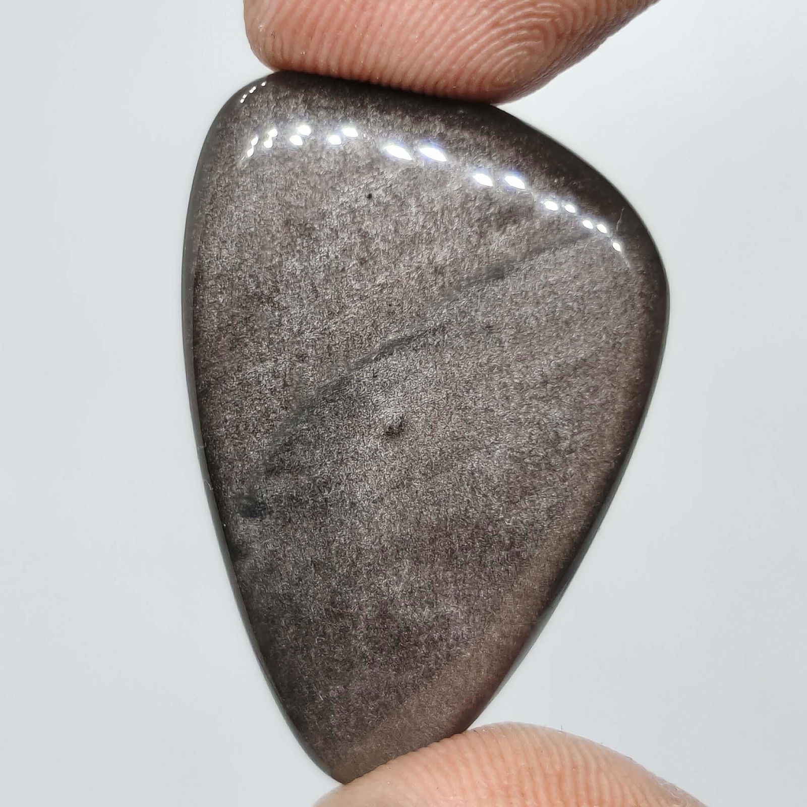 27.85 ct Natural Silver Obsidian (1 of 1)