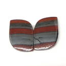 43.00 ct  Natural Iron Tiger Eye Pair