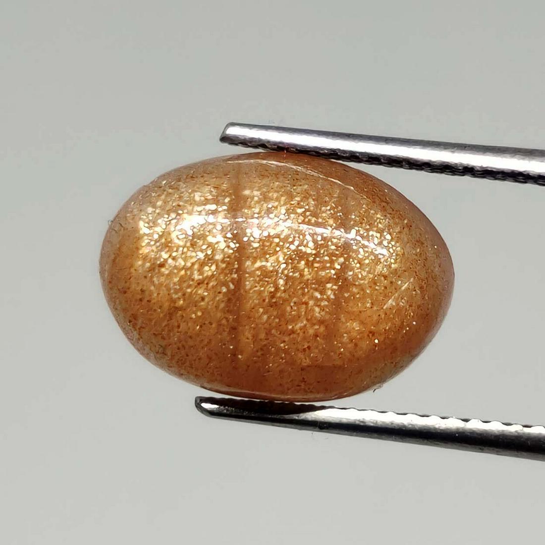 4.70 ct Natural Sunstone: Gemstones: SunstoneCarat Weights: 4.70 ct Size/Dimensions: 13 x 9 x 4 mm