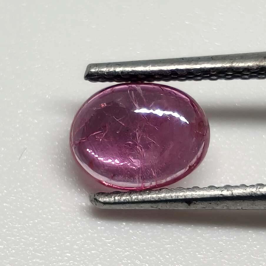 0.80 ct Natural Red Ruby Cab (1 of 2)