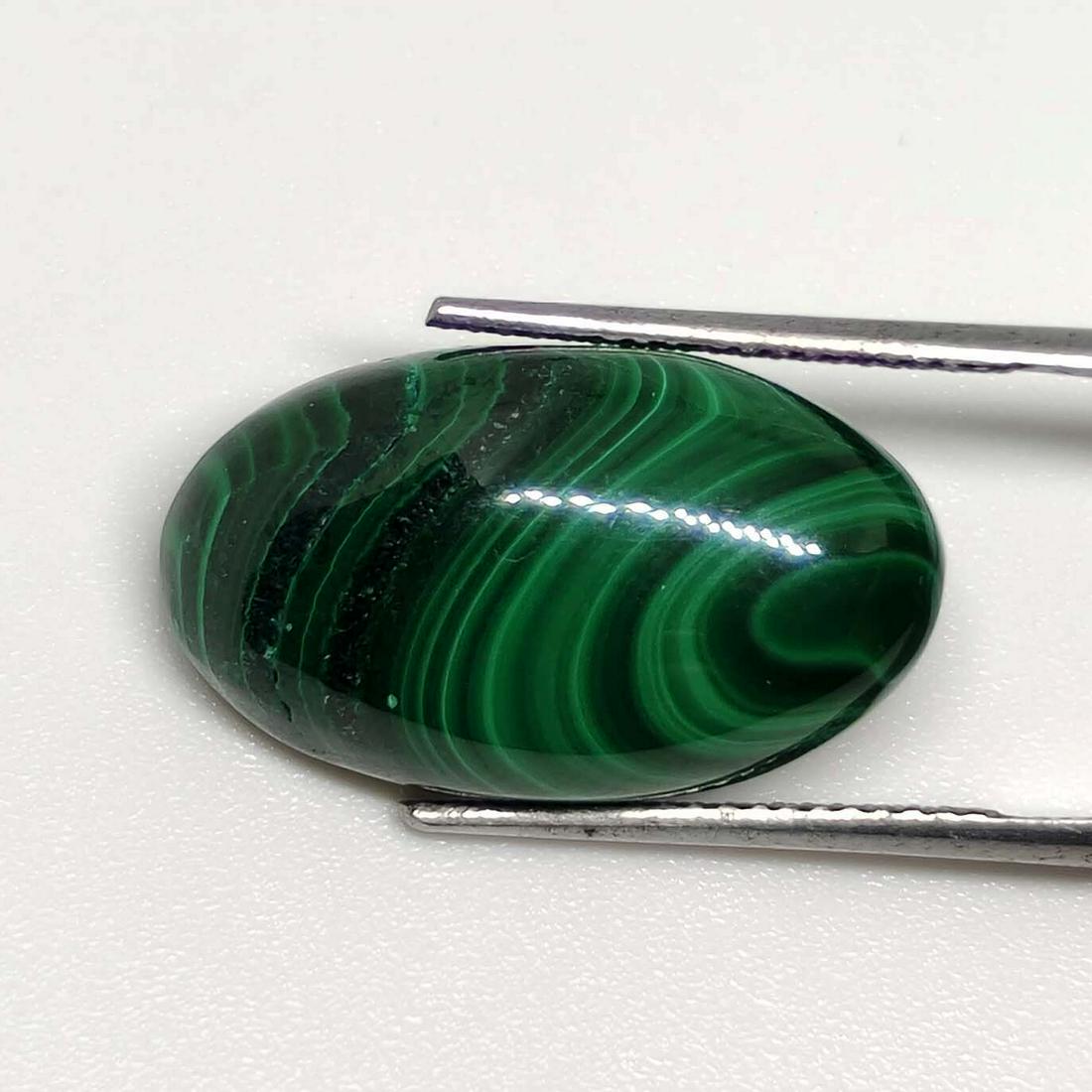 17.25 ct Natural Malachite: Gemstones: MalachiteCarat Weights: 17.25 ct Size/Dimensions: 20 x 11 x 5 mm