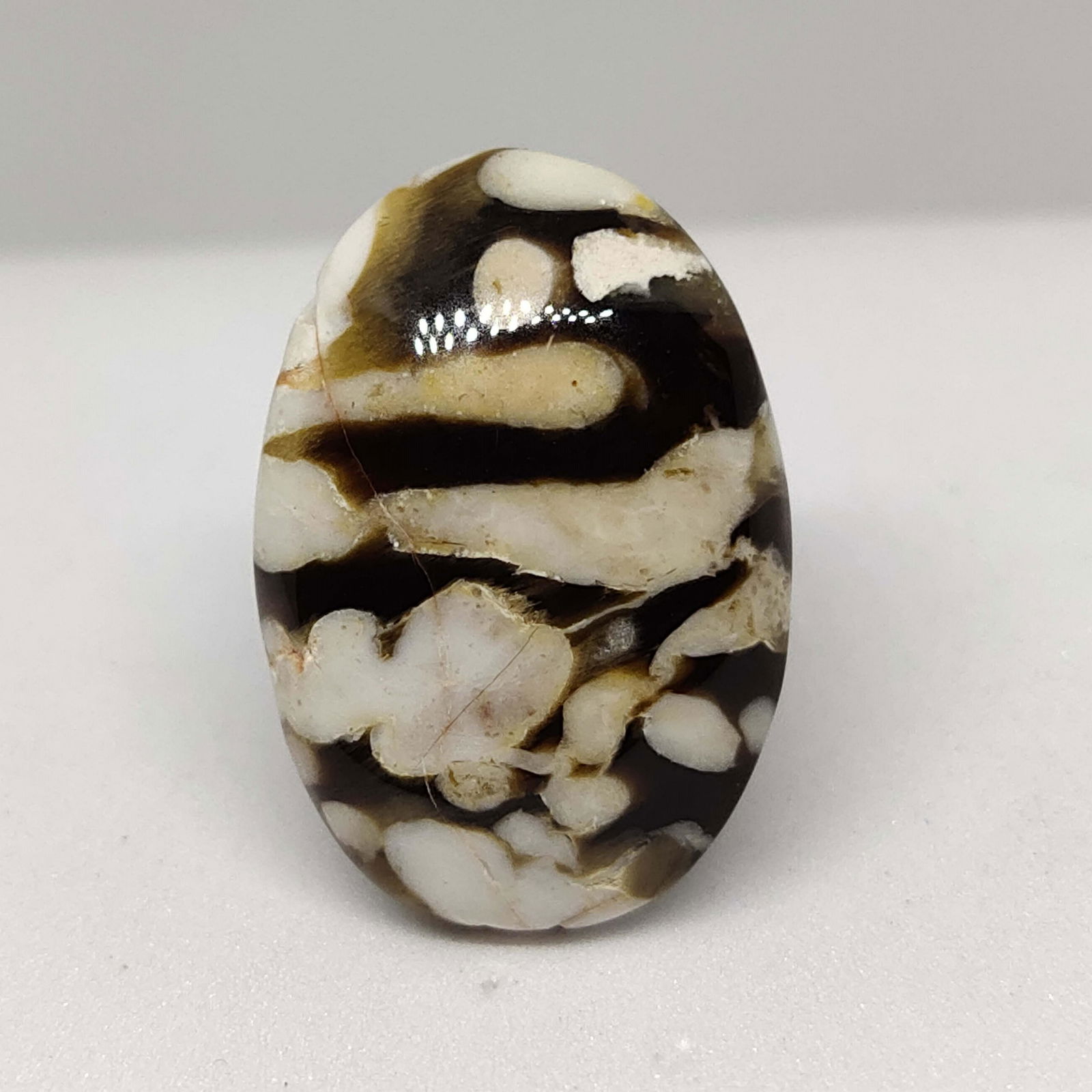 17.60 ct Top Grade Natural Peanut Jasper (1 of 1)