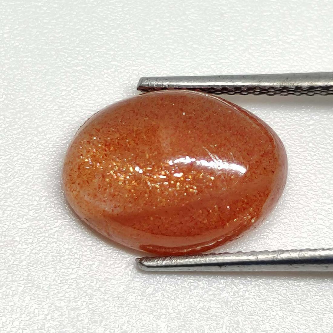 5.00 ct Natural Sunstone: Gemstones: SunstoneCarat Weights: 5.00 ct Size/Dimensions: 13 x 10 x 5 mm