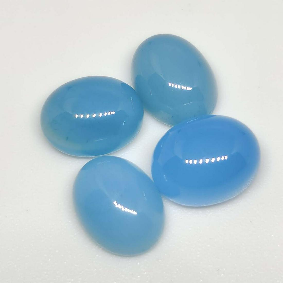 9.50 ct Natural Blue Chalcedony Lot: Gemstones: ChalcedonyCarat Weights: 9.50 ct Size/Dimensions: 7 x 9 mm