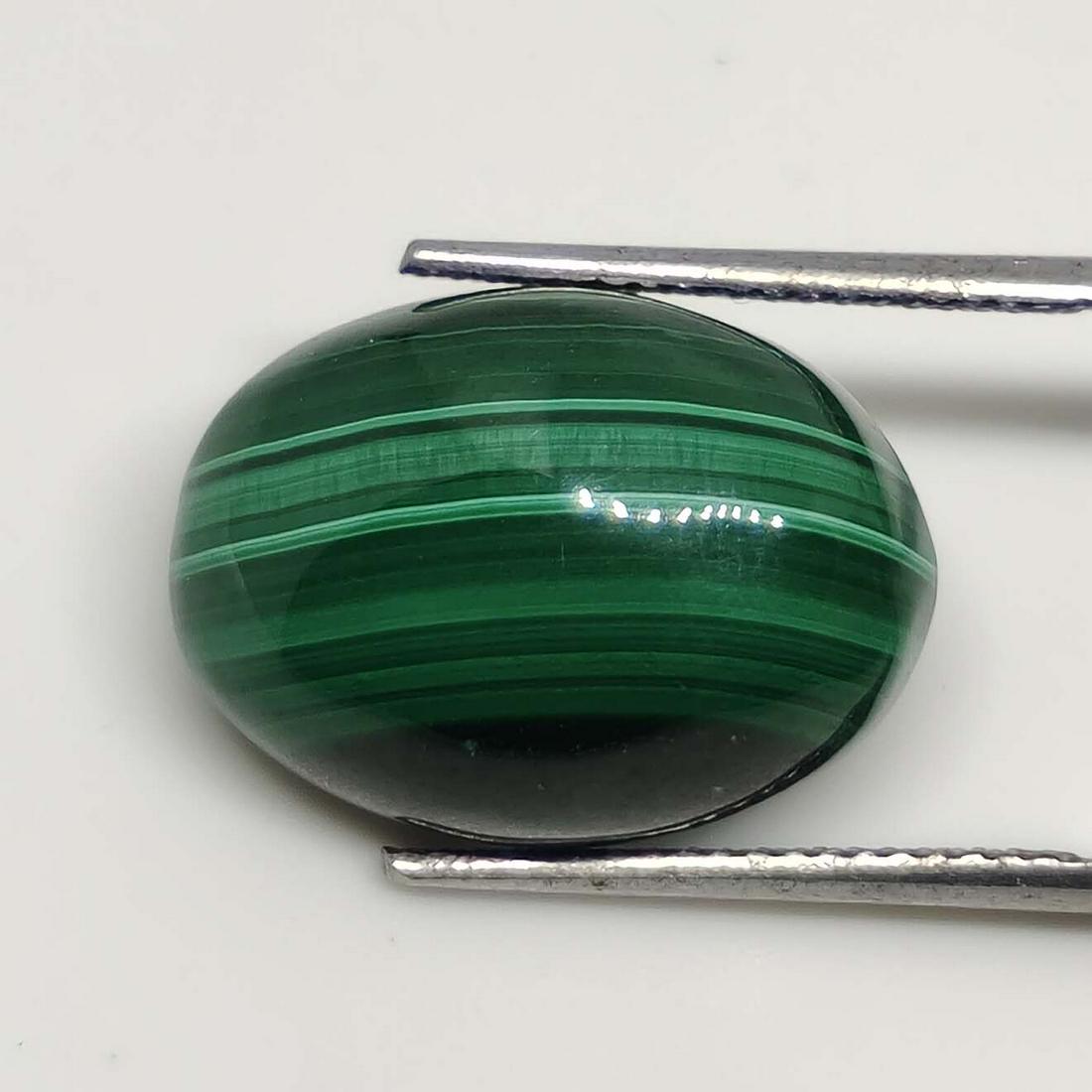 18.20 ct Natural Malachite: Gemstones: MalachiteCarat Weights: 18.20 ct Size/Dimensions: 17.5 x 12.5 x 6.8 mm