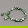 116.35 ct Natural Green Tree Jasper Beads Bracelet
