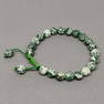 116.35 ct Natural Green Tree Jasper Beads Bracelet