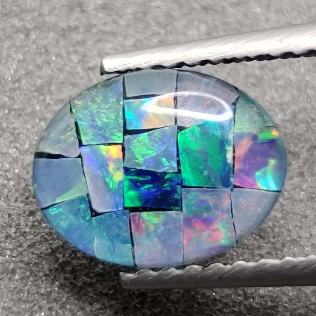 1.45 ct Australian Triplet Mosaic Opal (1 of 3)