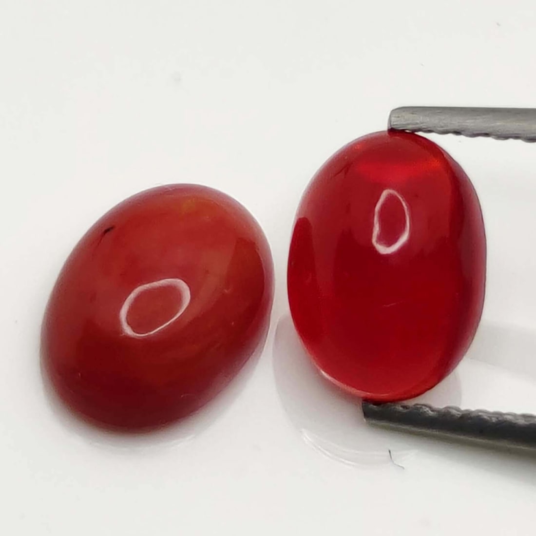 1.75 Ct Natural Ethiopian Orange Opal Pair (1 of 2)