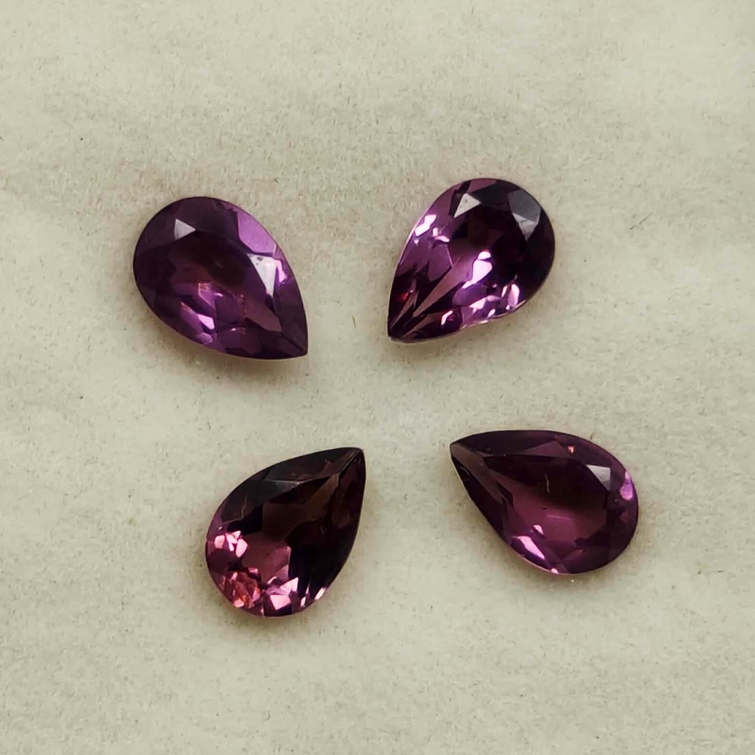 1.90 Ct "Rare" Natural African Lotus Garnet Set (1 of 3)