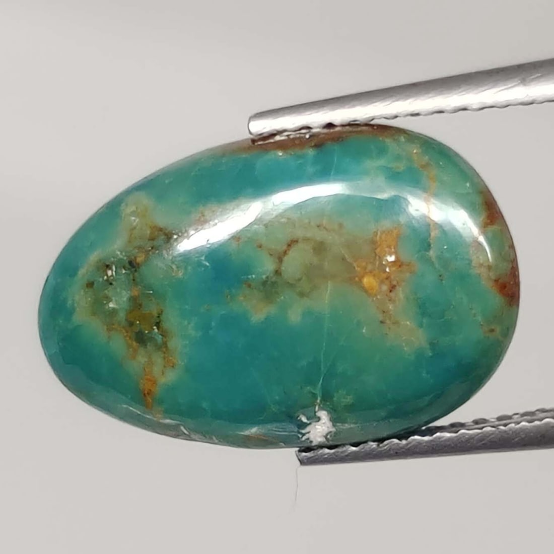 6.15 ct Natural Tibetan Turquoise: Gemstones: Natual Blue Gem Turquoise /Carat Weights: 6.15 ct /Size or Dimensions: 16.80 X 11 X 4.60 mm