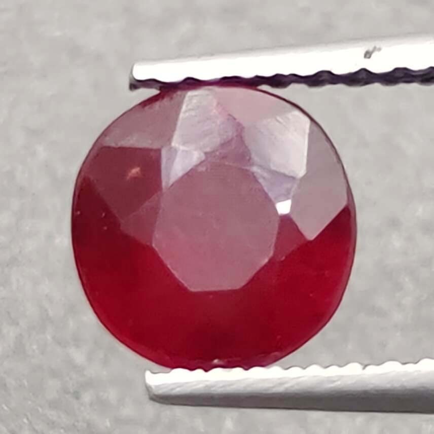 1.55 Ct Natural Mozambique Red Ruby (1 of 3)