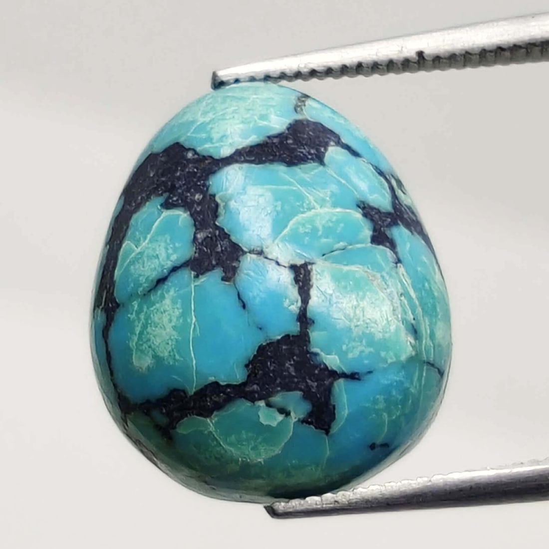 9.10 ct "Top Grade" Natural Tibetan Turquoise: Gemstones: Natual Blue Gem TurquoiseCarat Weights: 9.10 ct Size/Dimensions: 16 X 14 X 6.40 mm