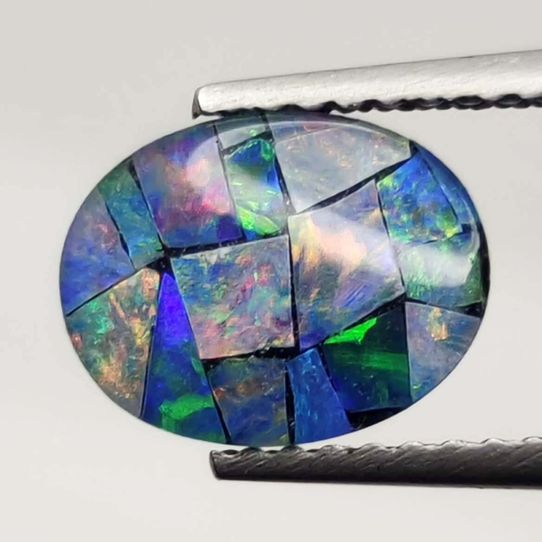 1.55 ct Australian Triplet Mosaic Opal (1 of 2)
