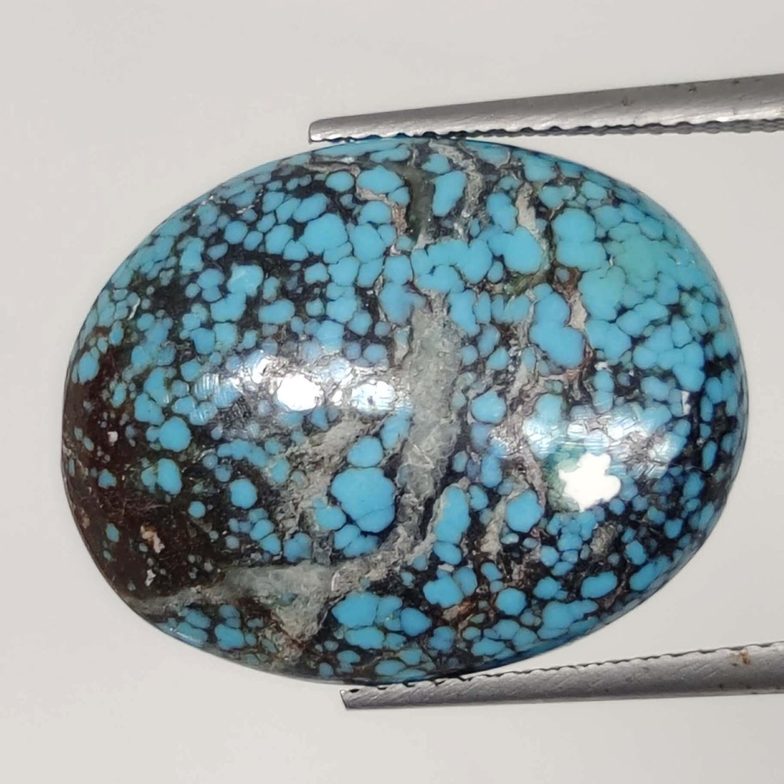 10.30 ct Natural Tibetan Turquoise: Gemstones: Natual Blue Gem Turquoise /Carat Weights: 10.30 ct /Size/Dimensions: 20.70 X 16.40 X 4.70 mm