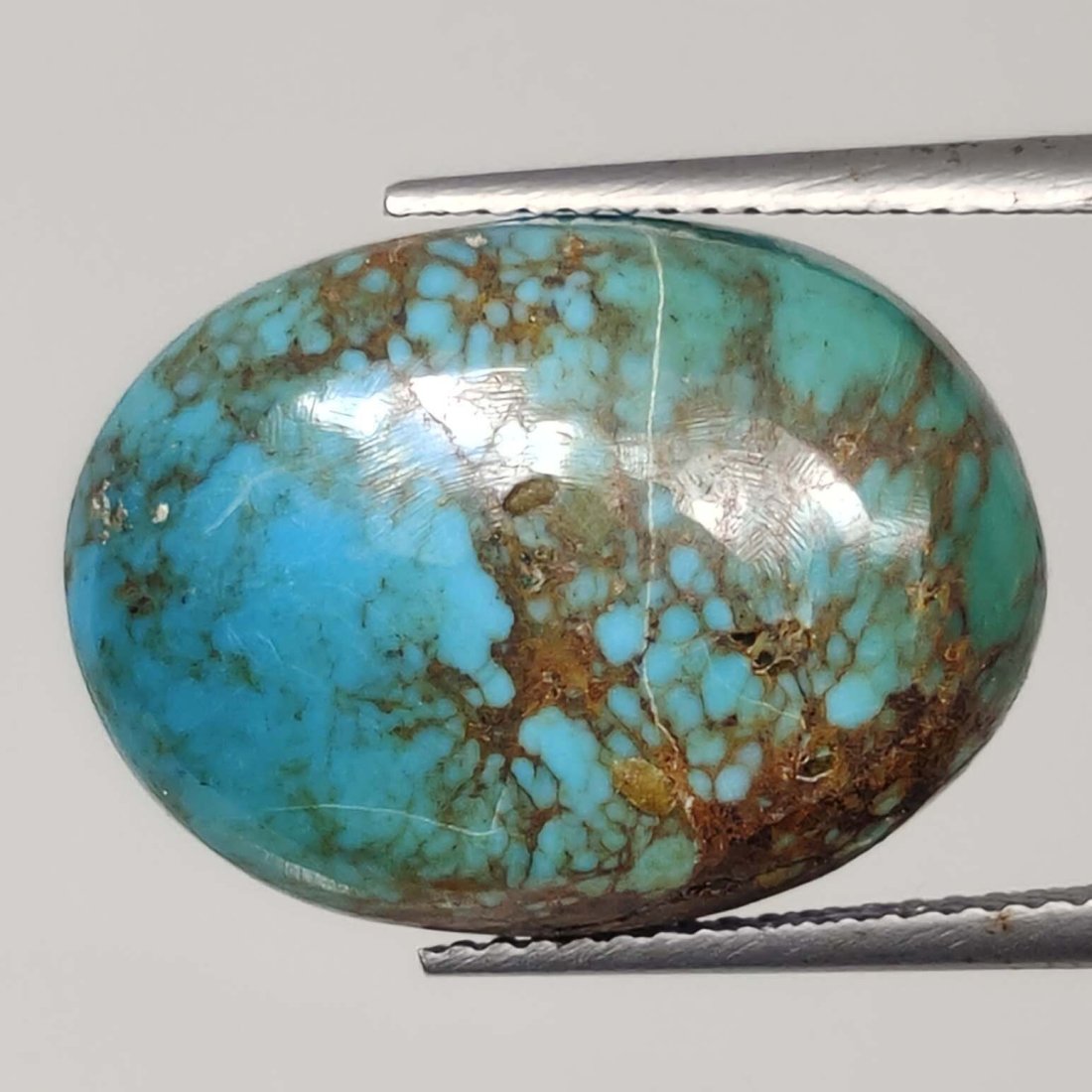 13.05 ct Natural Tibetan Turquoise: Gemstones: Natual Blue Gem Turquoise /Carat Weights: 13.05 ct /Size/Dimensions: 20 X 15 X 6.30 mm