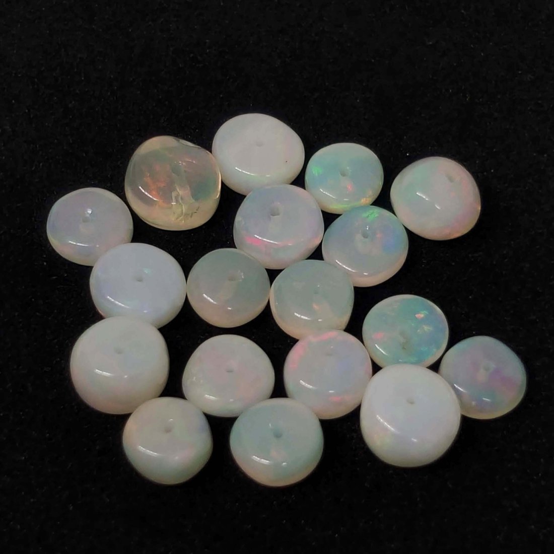 9.45 Ct Natural Ethiopian Fire Opal Round Loose Beads (1 of 1)