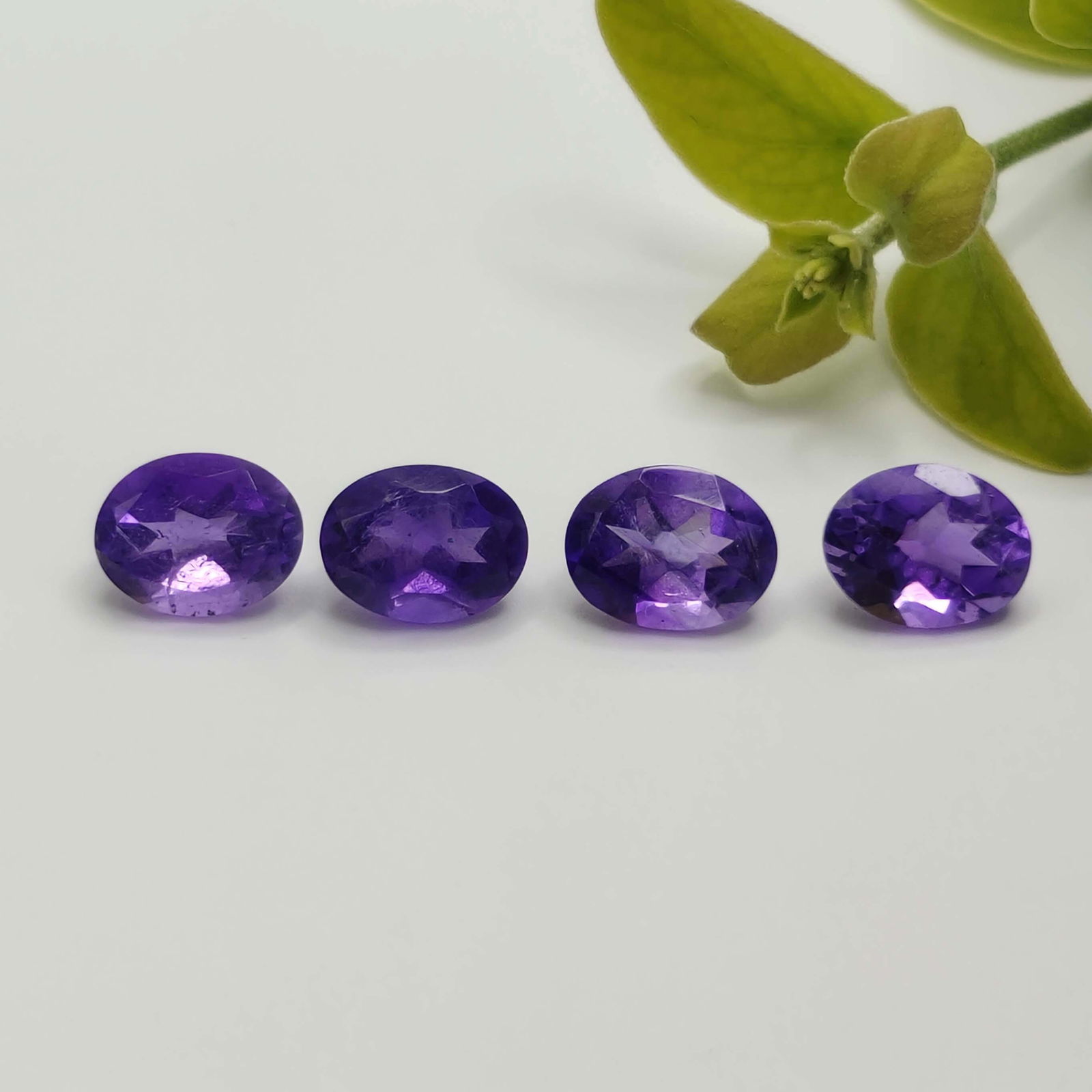 7.40 ct Natural Amethyst Oval Set (1 of 3)