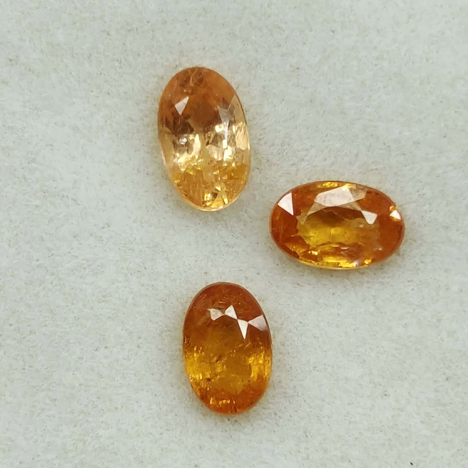 0.70 Ct "Fanta Orange" Natural Spessartite Garnet Set: Gemstones: Natural Spessartite Garnet /Carat Weights: 0.70 ct /Size/Dimensions: 5 X 3 mm /Treatment: None