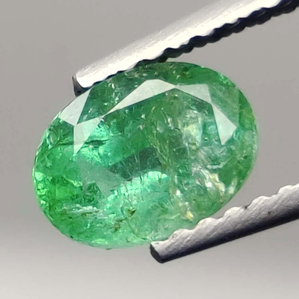 0.85 ct Natural Zambian Emerald (1 of 3)