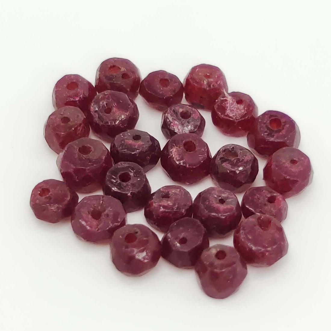 7.70 Ct Natural Red Ruby Loose Beads (1 of 1)
