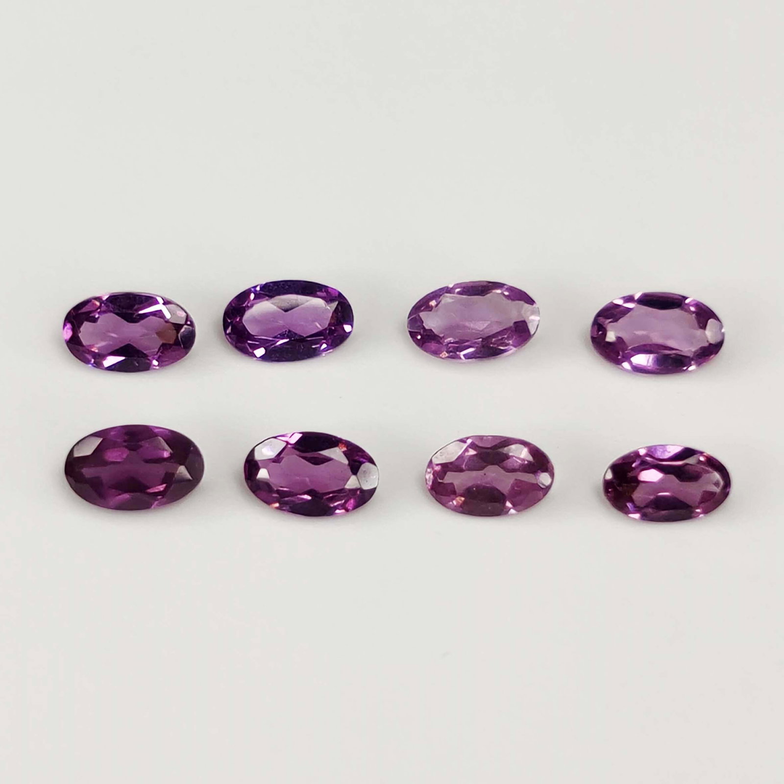 1.94 Ct "Rare" Natural African Lotus Garnet Set: Gemstones: Lotus Garnet /Carat Weights: 1.94 ct /Size or Dimensions: 5 X 3 mm /Origin : African