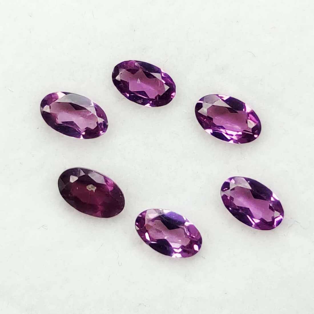 1.46 Ct "Rare" Natural African Lotus Garnet Set: Gemstones: Lotus Garnet /Carat Weights: 1.46 ct /Size or Dimensions: 5 X 3 mm /Origin : African