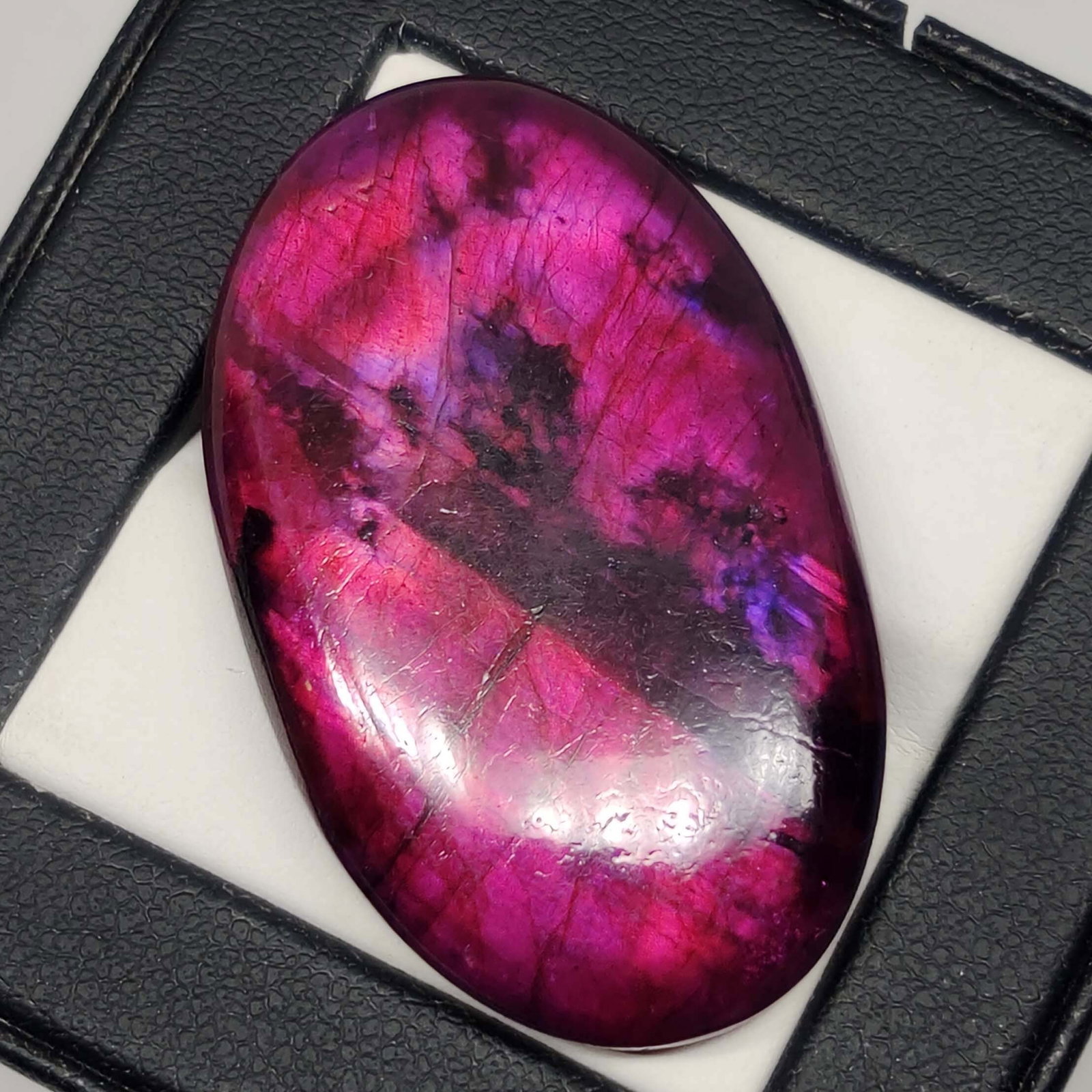 58 Ct "Stunning" Purple Fire Labradorite (1 of 1)