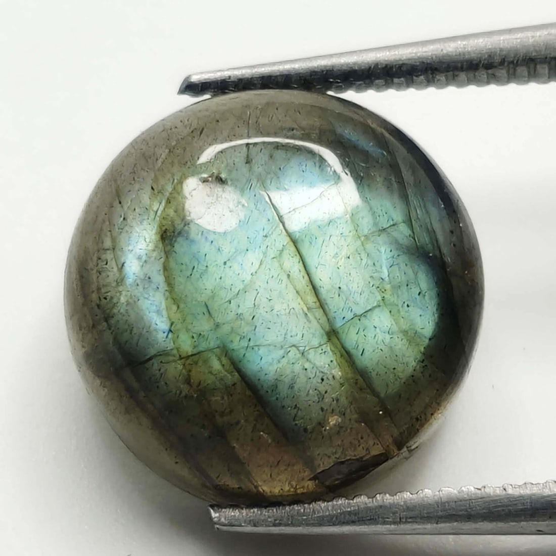 8.15 Ct Natural Labradorite: Gemstones: Natural Labradorite /Carat Weights: 8.15 ct /Size or Dimensions:12 X 12 X 6 mm /Treatment: No