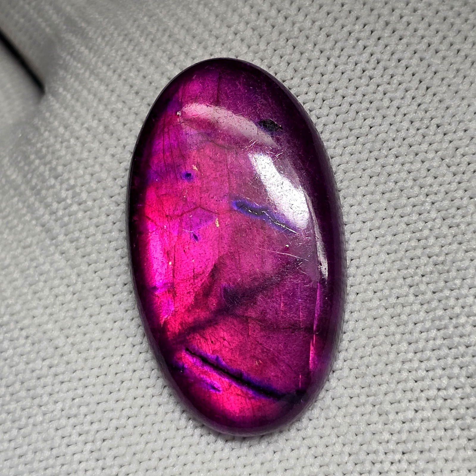 43.60 Ct "Stunning" Purple Fire Labradorite (1 of 3)