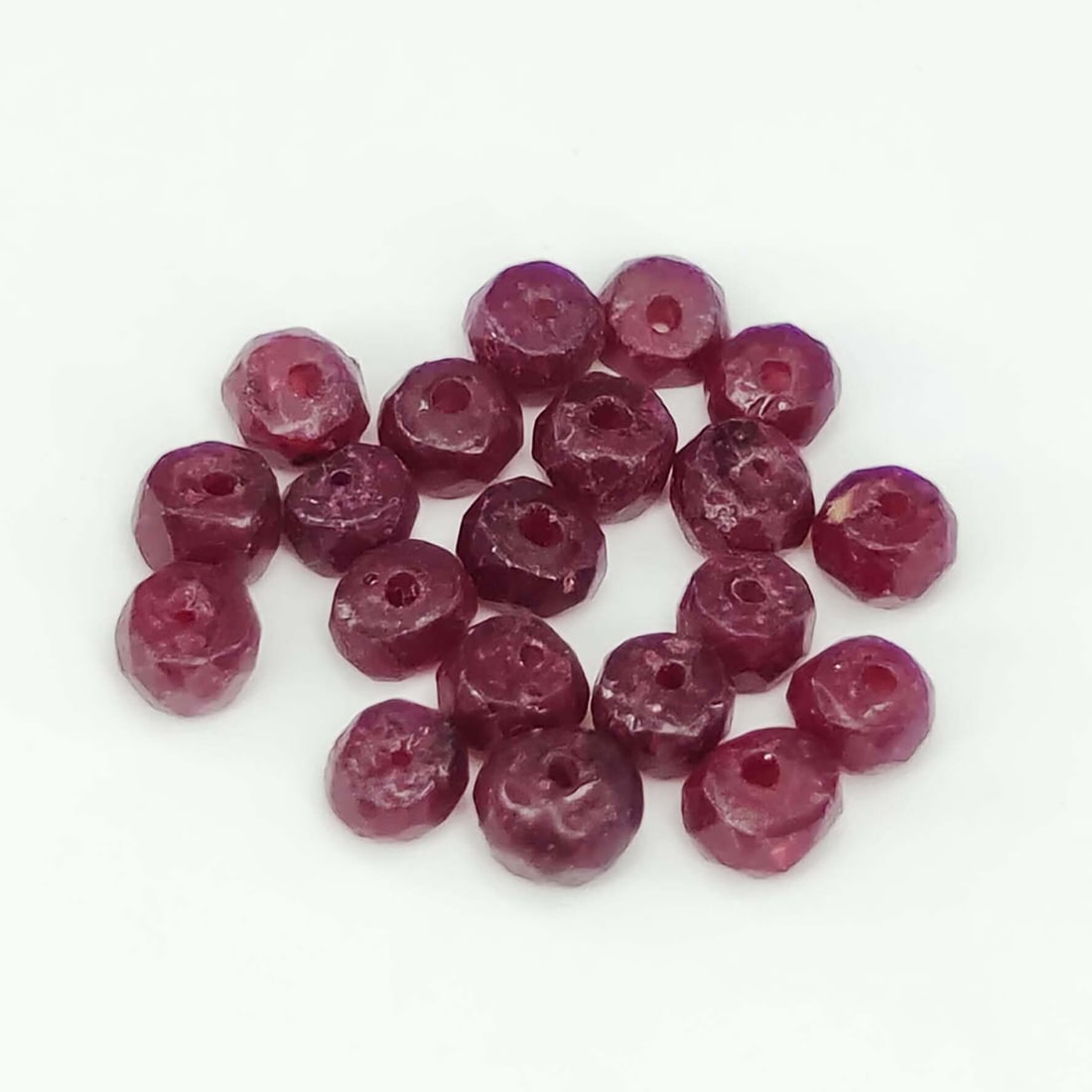 8.46 Ct Natural Red Ruby Loose Beads (1 of 1)
