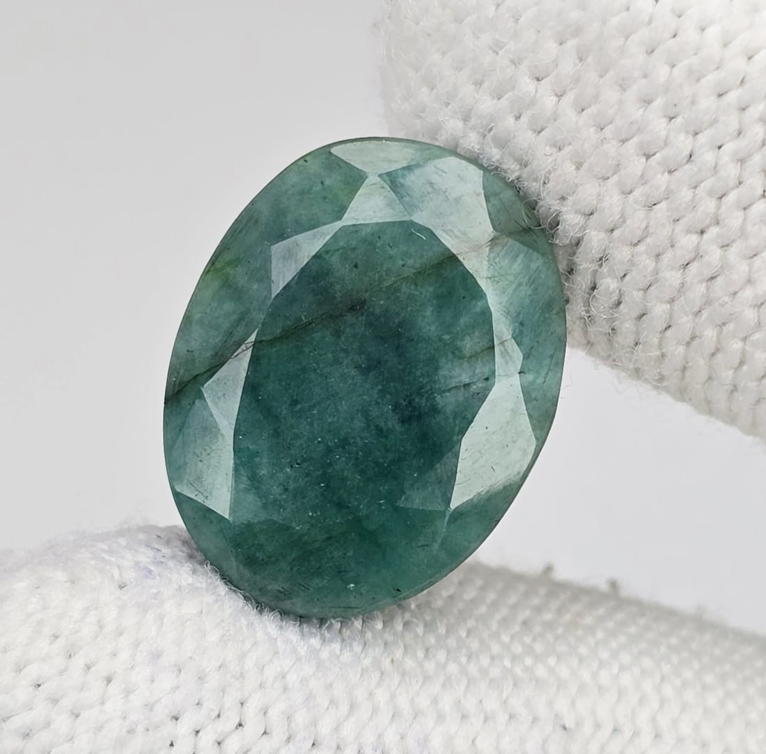 13.90 ct Natural Coated Emerald (1 of 3)