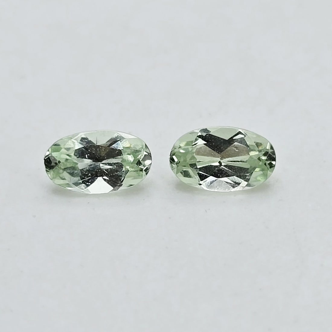0.50 Ct "Expensive" Natural Pale Green Merelani Mint Garnet Pair: Gemstones: Natural Mint Garnet /Carat Weights: 0.50 ct /Size or Dimensions: 5 X 3 mm /Origin: Brazil /Treatment: None