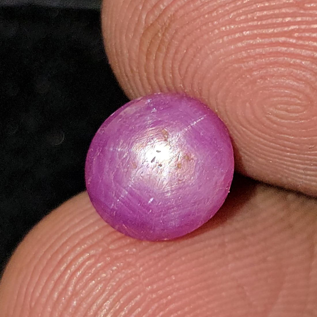 2.72 Ct Natural Star Ruby: Gemstones: Natural Sar Ruby /Carat Weights: 2.72 ct /Size or Dimensions: 8 X 7.20 X 4.40 mm /Treatment: Glass Filled