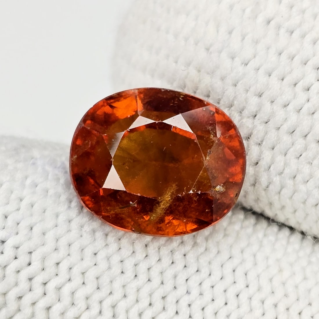 8 Ct Natural Hessonite Garnet: Gemstones: Natural Hessonite Garnet /Carat Weights: 8 ct /Size or Dimensions: 12.38 X 10.44 X 7.16 mm /Treatment: None