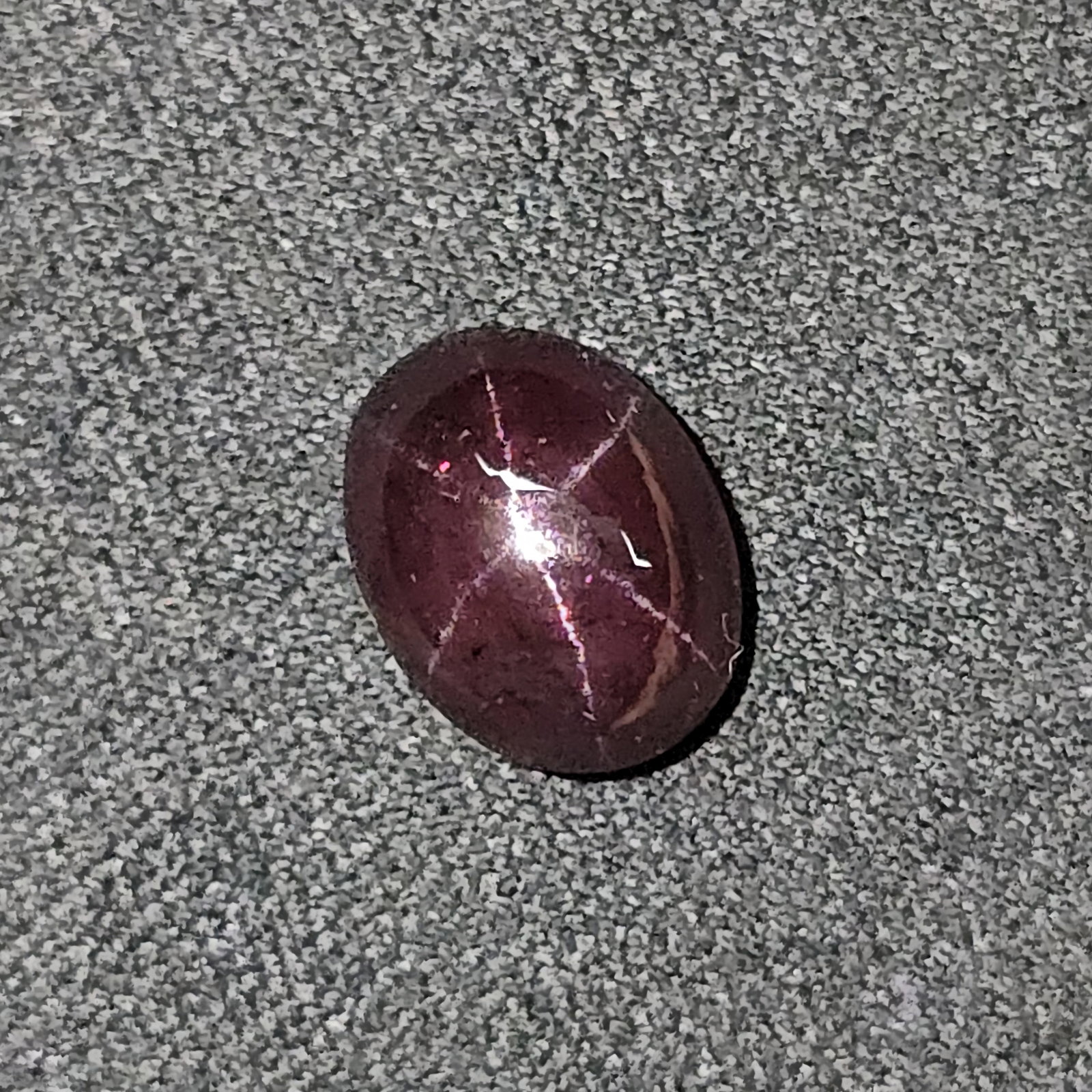 6.95 Ct Unheated Natural Star Garnet: Gemstones: Natural Star Garnet /Carat Weights: 6.95 ct /Size or Dimensions: 10 X 8 X 6.60 mm /Treatment: None