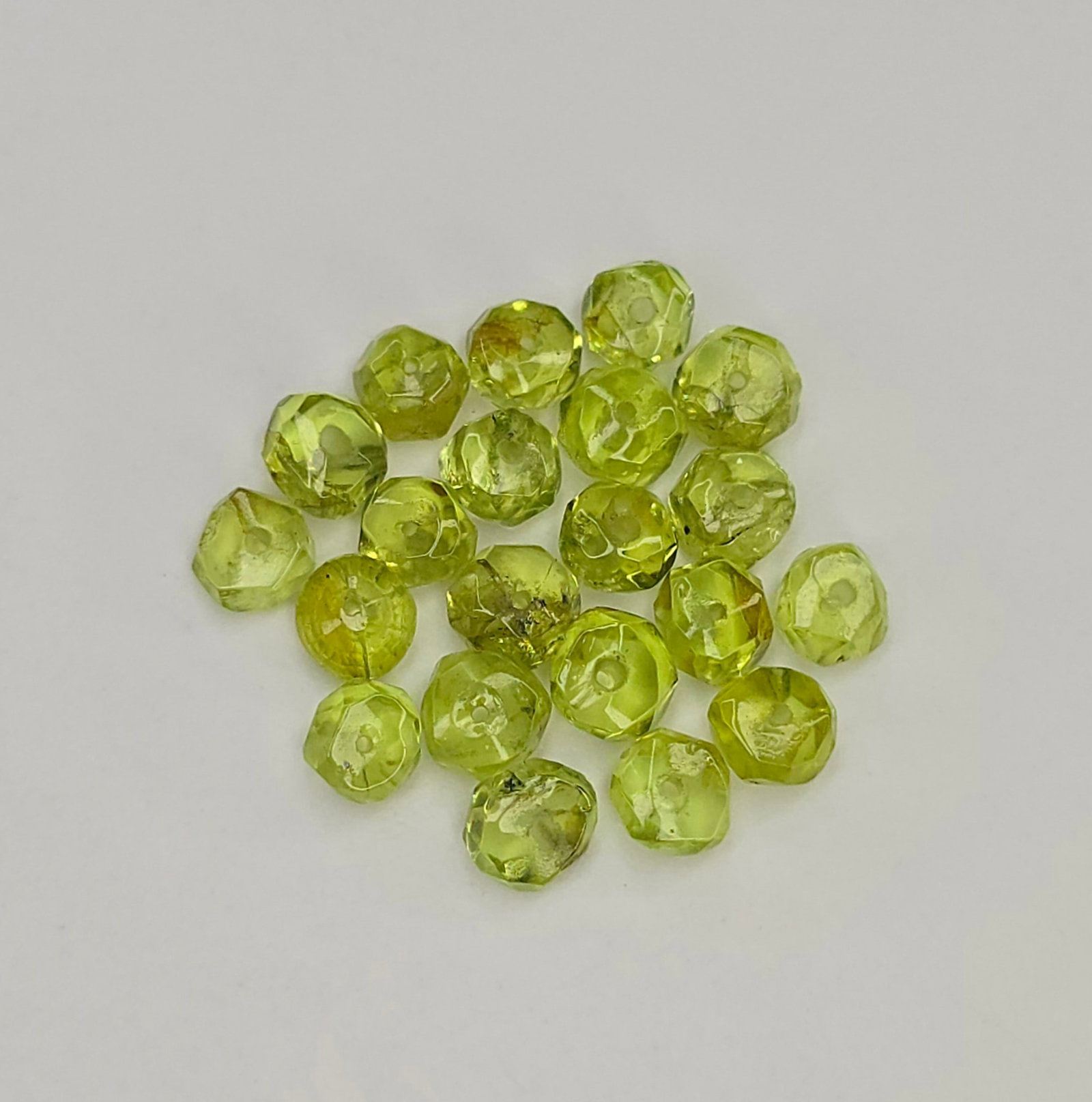 10.20 ct Natural Peridot Loose Beads: Gemstones: Natural Peridot /Carat Weights: 10.20 ct /Size or Dimensions: 4.00 to 4.50 mm Approx /Treatment: No