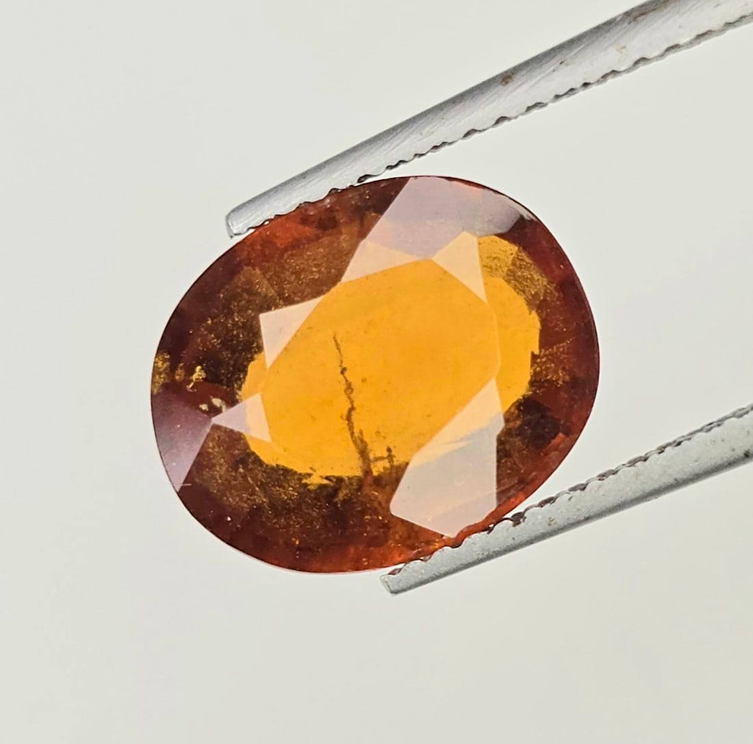 4.54 Ct Natural Hessonite Garnet: Gemstones: Natural Hessonite Garnet /Carat Weights: 4.54 ct /Size or Dimensions: 11.80 X 5.60 X 4.40 mm /Treatment: None