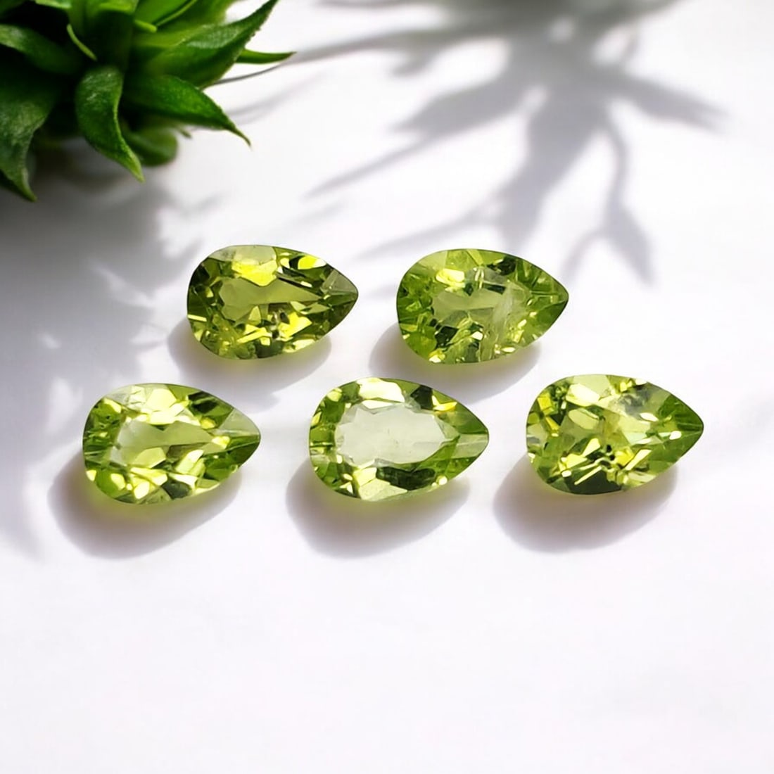 2.43 ct Natural Pakistan Peridot Set: Gemstones: Natural Peridot /Carat Weights: 2.43 ct /Size or Dimensions: 6 X 4 mm /Treatment: No