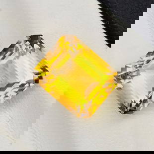 4.71 Ct "AAA Grade" Natural Citrine: Gemstones: Natural Citrine /Carat Weights: 4.71 Ct /Size or Dimensions: 10.70 X 8.70 X 6.70 mm