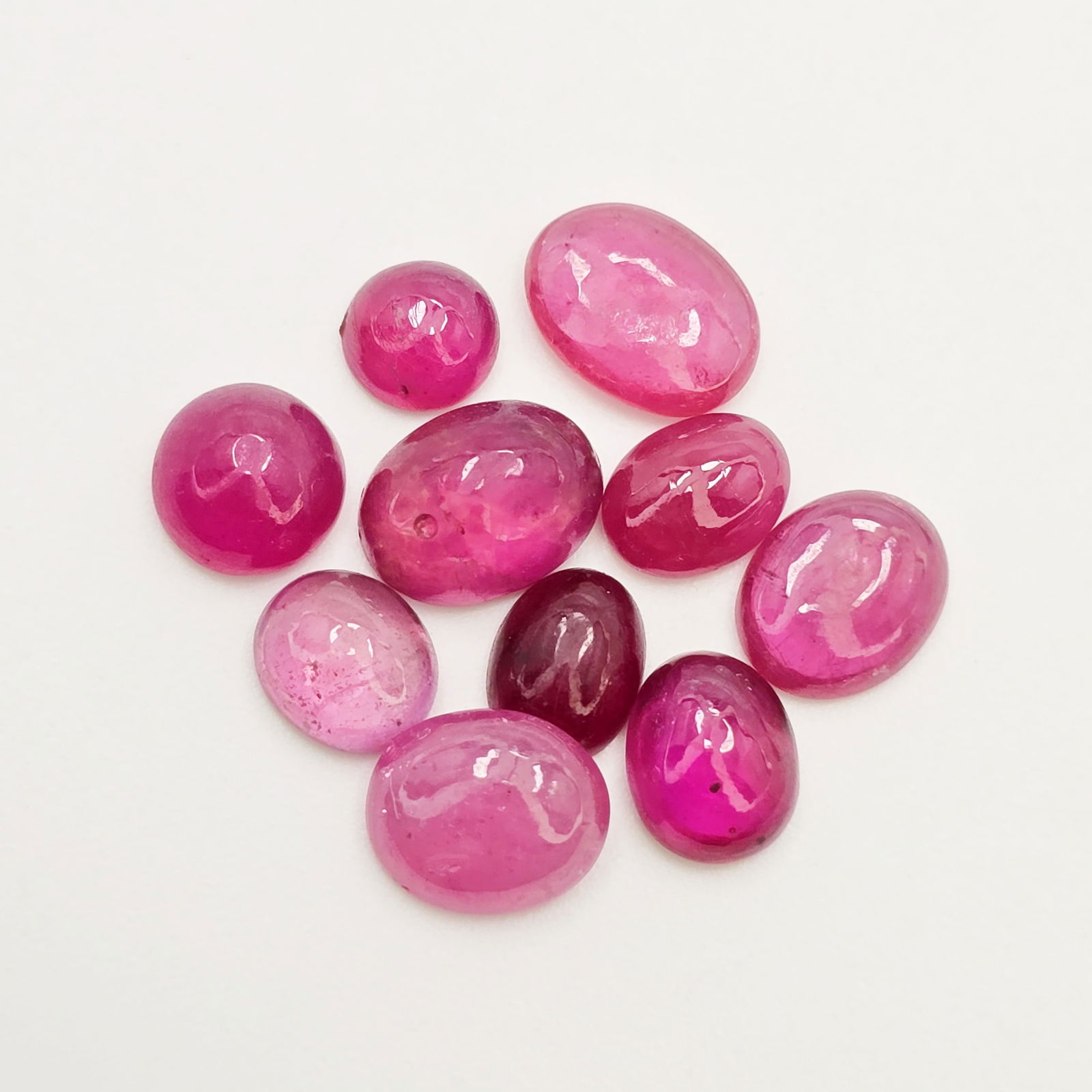 10.69 Ct Natural Red Ruby Cabochons (1 of 2)