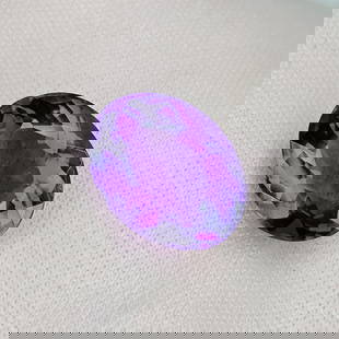 5.90 ct "Top Quality" Natural Deep Purple African Amethyst: Gemstones: Natural African Amethyst /Carat Weights: 5.90 ct /Size or Dimensions: 12.70 X 9.50 X 8 mm /Origin : Africa