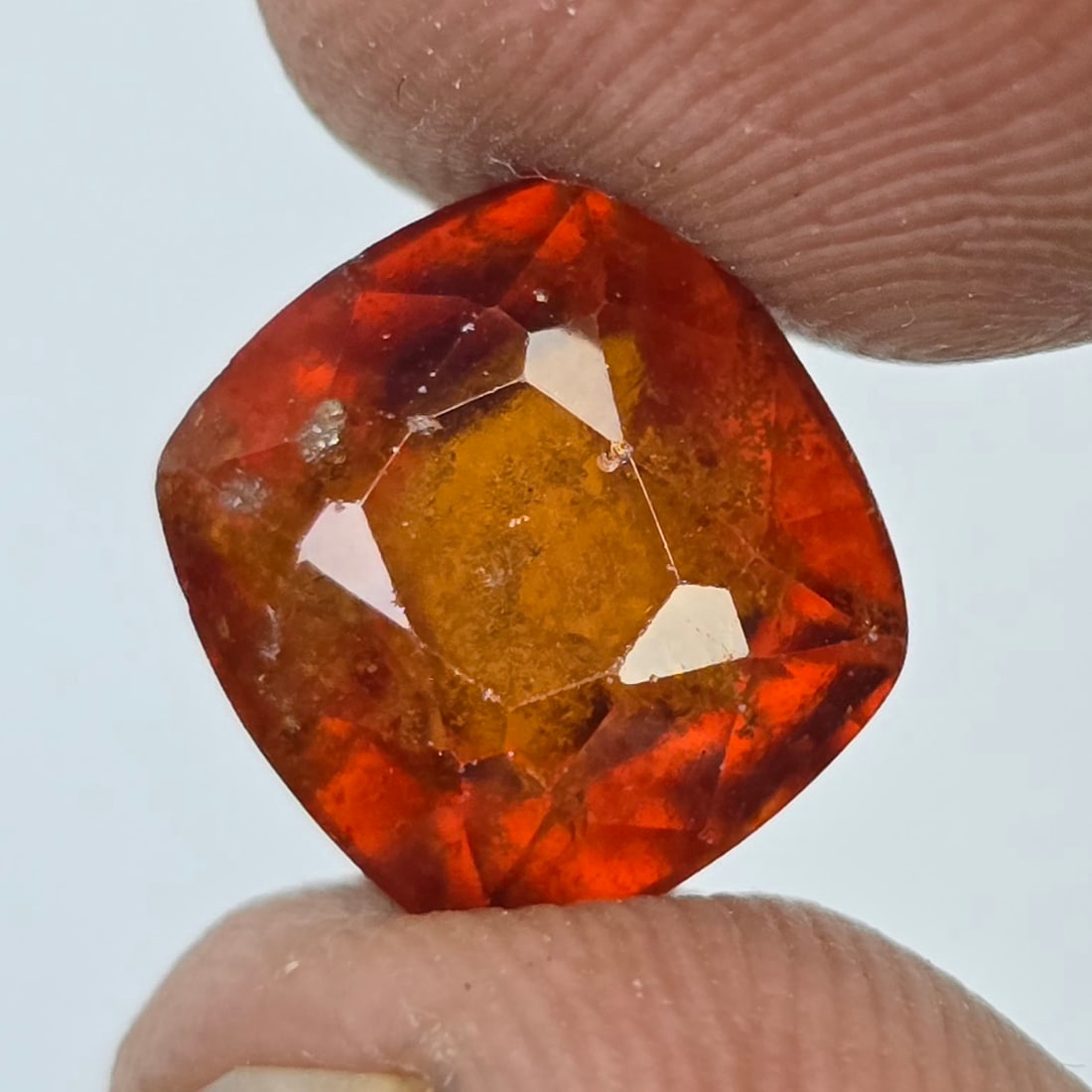 5.96 Ct Natural Hessonite Garnet: Gemstones: Natural Hessonite Garnet /Carat Weights: 5.96 ct /Size or Dimensions: 10 X 9.40 X 7.20 mm /Treatment: None