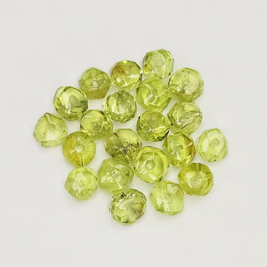9.38 ct Natural Peridot Loose Beads: Gemstones: Natural Peridot /Carat Weights: 9.38 ct /Size or Dimensions: 4.00 to 4.50 mm Approx /Treatment: No